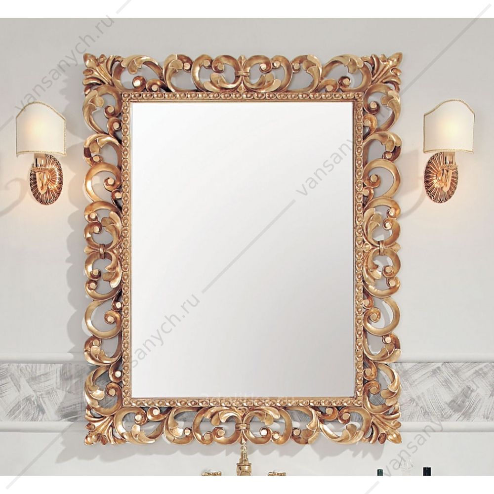 Зеркало 87x107 CEZARES LADY Foglia Oro (золото), 670/O Cezares (Италия) купить в Тюмени (Ван Саныч™)